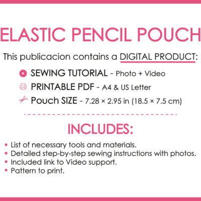 pencil case pattern