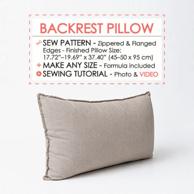 Decorative flange pillow sewing guide