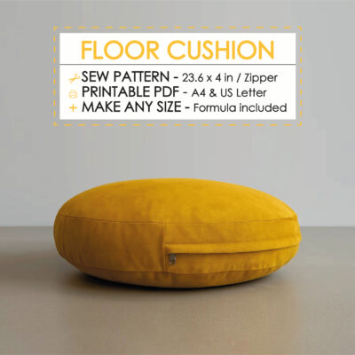 Floor Cushion Sewing Pattern