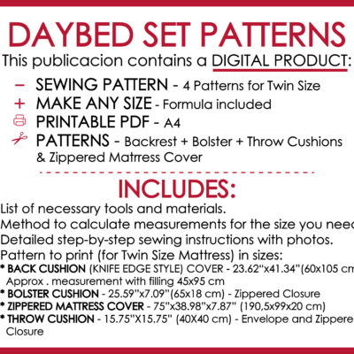 Daybed Cushion Pattern-10